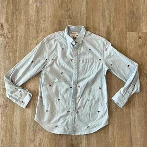 Mens Old Navy Blue Button Up Shirt - M